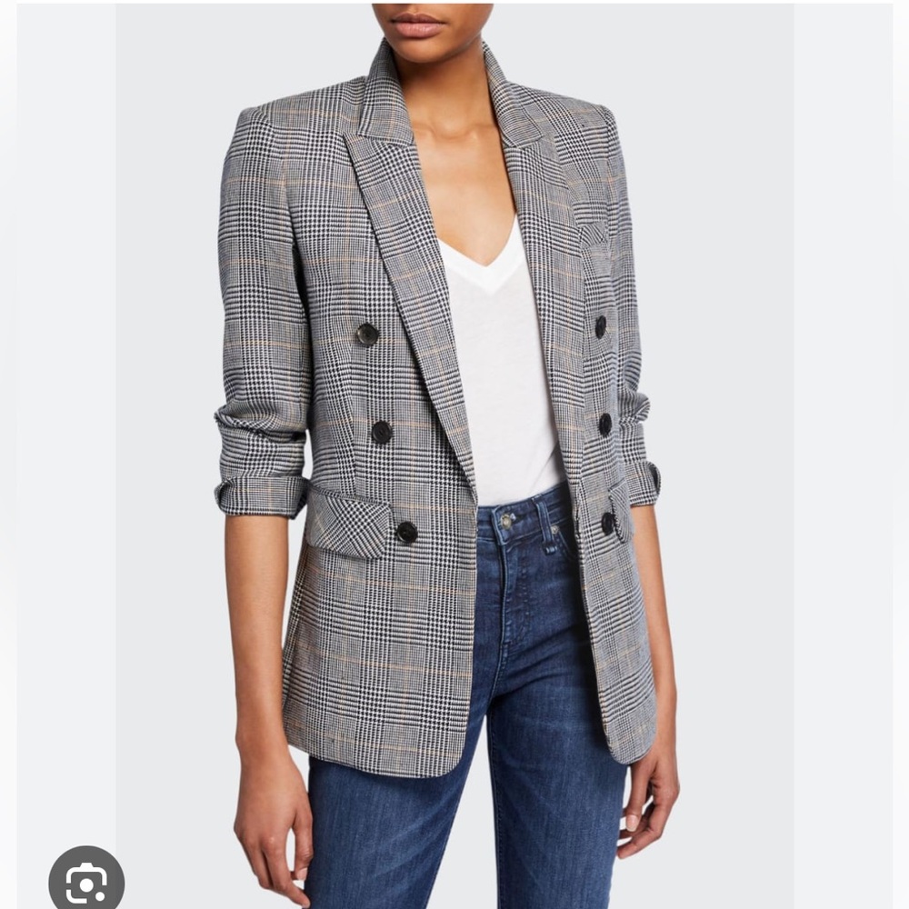 Veronica Beard BEXLEY DICKEY PLAID JACKET BLAZER  SZ 6